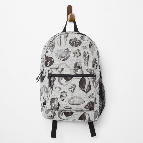 Item preview, Seashells grey black white designed and sold by Delinda Graphic Studio.