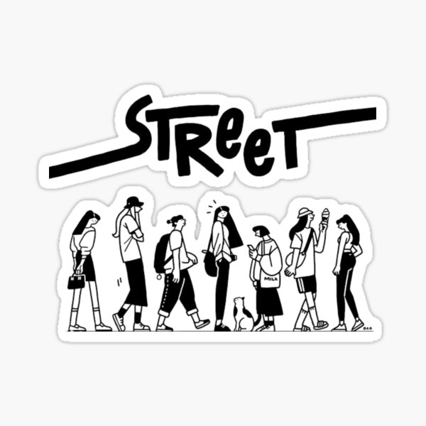 Item preview, street people designed and sold by Thehecticstore.