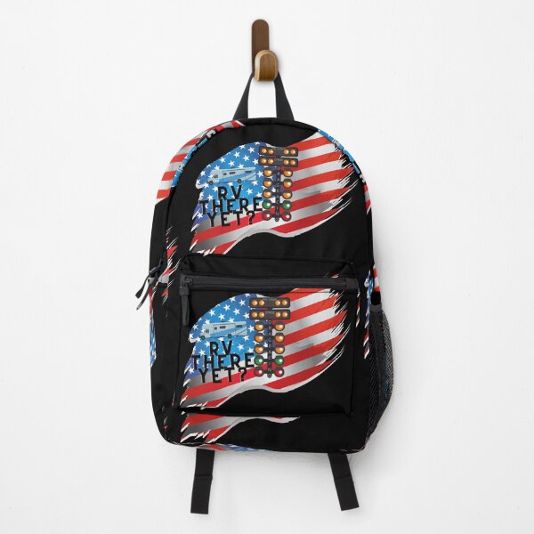 Item preview, RV There Yet? American Flag USA Camper designed and sold by CarantinedChaos.