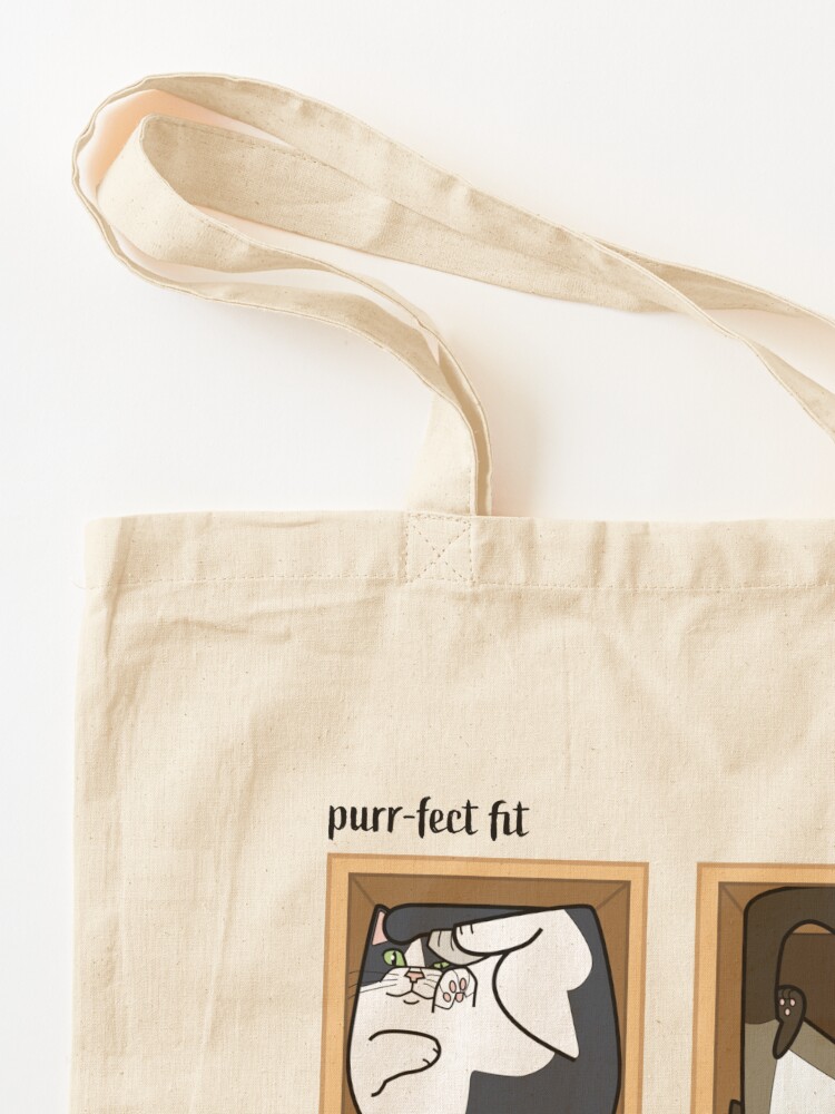 Alternate view of Cats in a funny pose Tote Bag