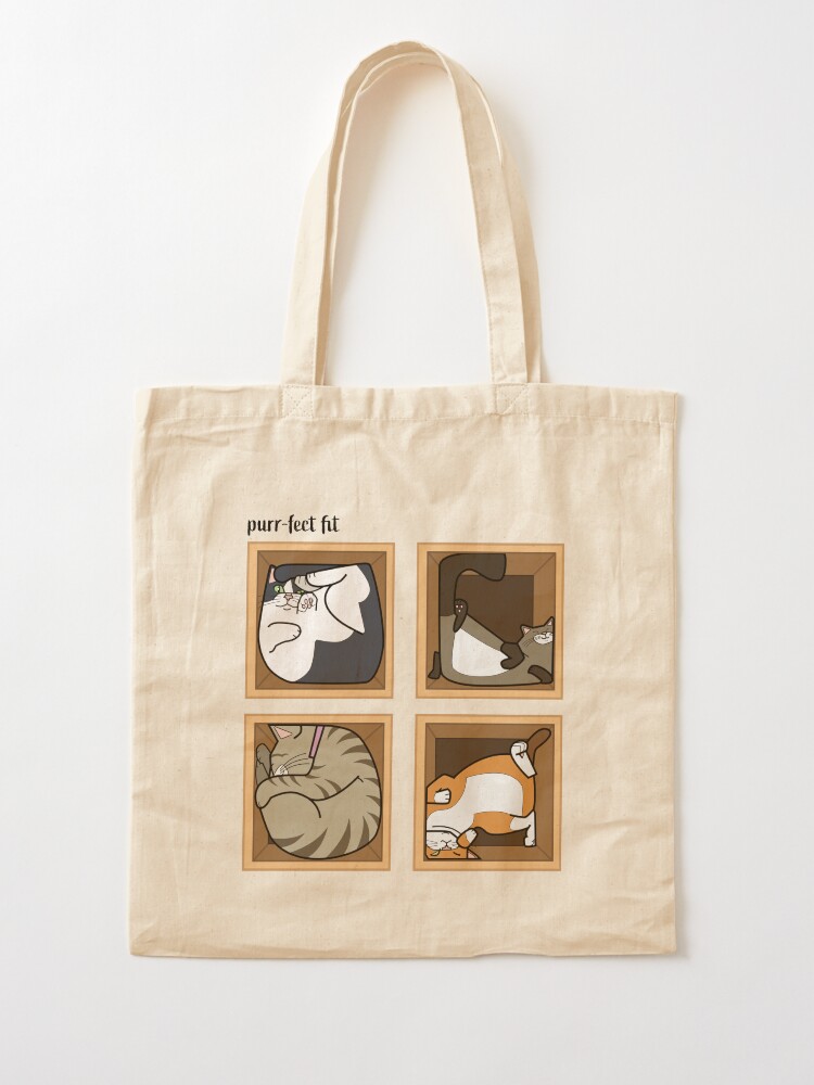 Alternate view of Cats in a funny pose Tote Bag