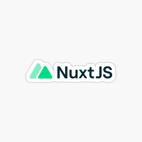 Nuxt.js Logo Sticker