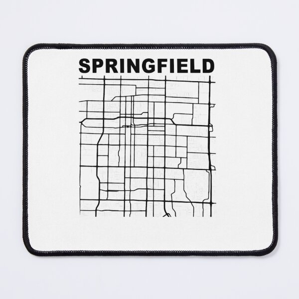 Item preview, Springfield City Street Map Missouri Souvenir designed and sold by SummitSpo.