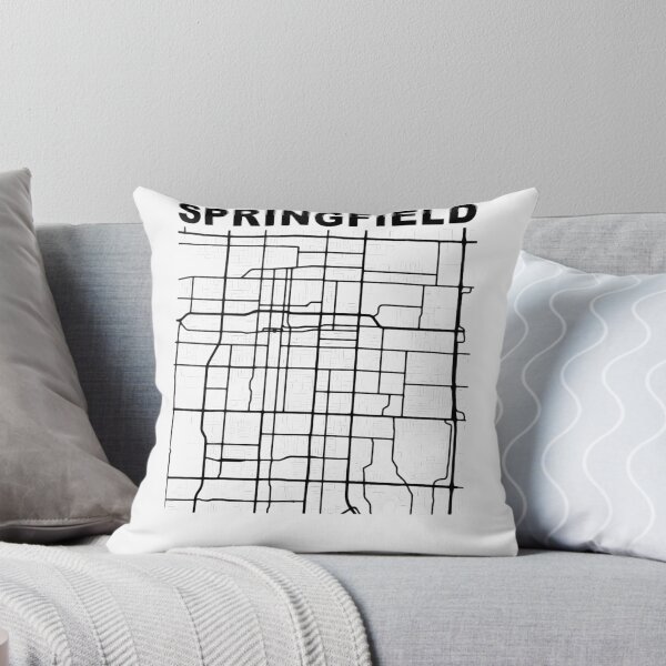 Item preview, Springfield City Street Map Missouri Souvenir designed and sold by SummitSpo.