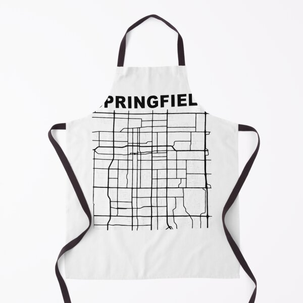 Item preview, Springfield City Street Map Missouri Souvenir designed and sold by SummitSpo.