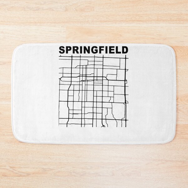 Item preview, Springfield City Street Map Missouri Souvenir designed and sold by SummitSpo.