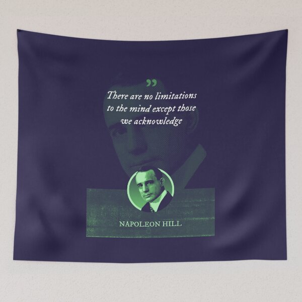 Item preview, Napoleon Hill - There are no limitations to the mind except those we acknowledge designed and sold by Syahrasi.