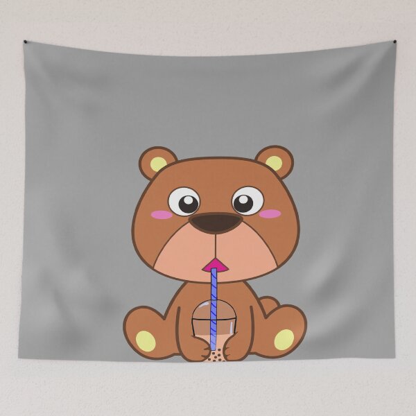 Item preview, Bear With Boba - Cute Bear designed and sold by Avani01.