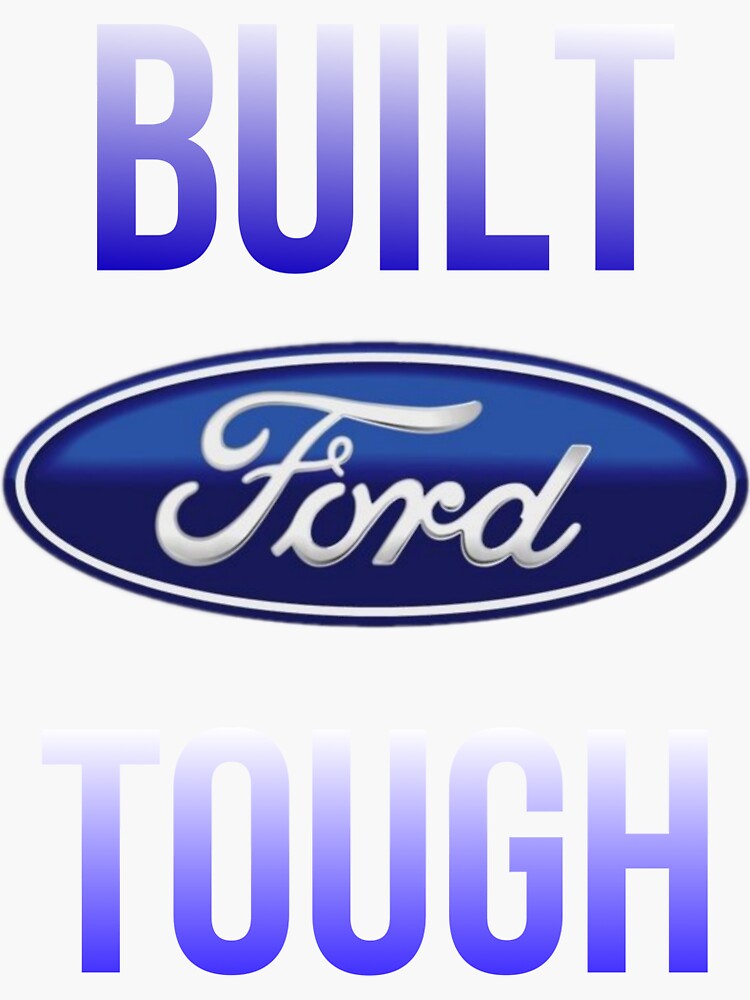Old Ford Built Tough Sign Wall Art, Canvas Prints, Framed Prints, Wall  Peels