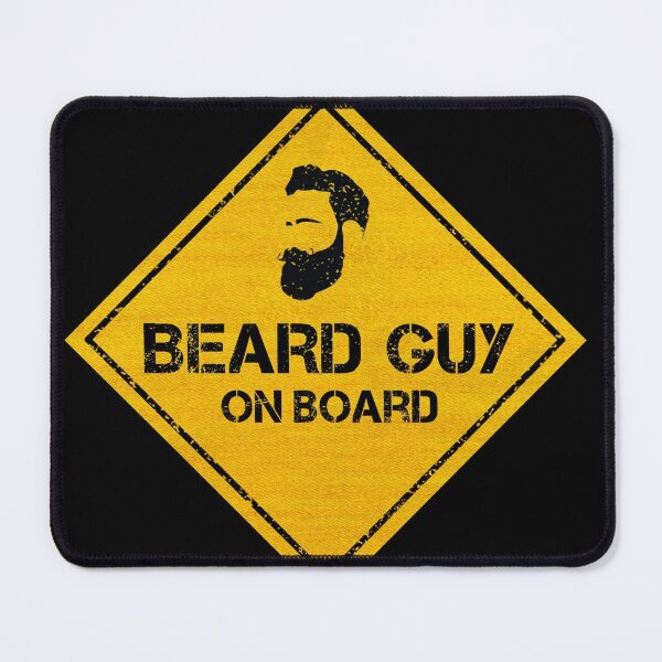 Item preview, Beard Guy On Board designed and sold by CAUTION SHOP.