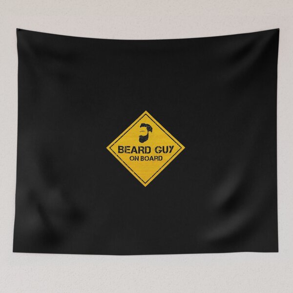 Item preview, Beard Guy On Board designed and sold by CAUTION SHOP.