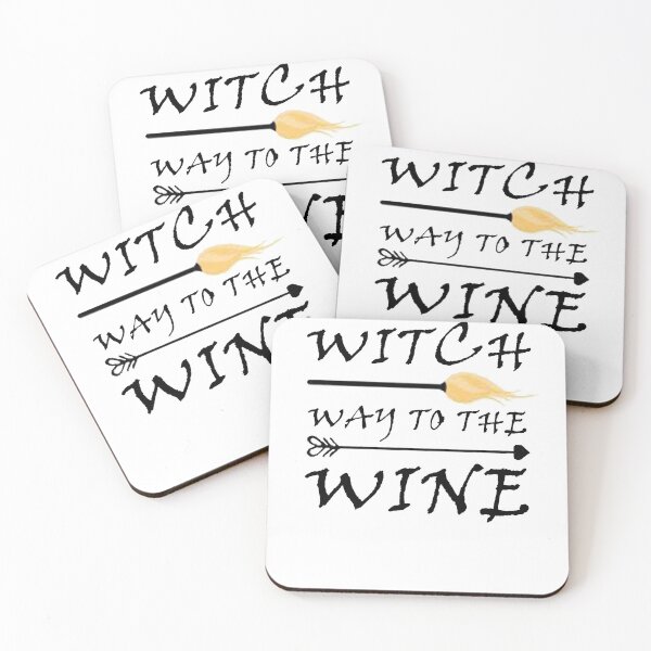 Item preview, Witch Way To The Wine  For Halloween Party, Halloween Gift For Friend, Funny  designed and sold by Simoel12.