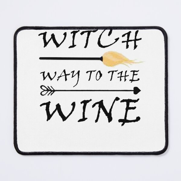 Item preview, Witch Way To The Wine For Halloween Party, Halloween Gift For Friend, Funny designed and sold by Simoel12.