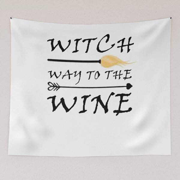 Item preview, Witch Way To The Wine  For Halloween Party, Halloween Gift For Friend, Funny  designed and sold by Simoel12.