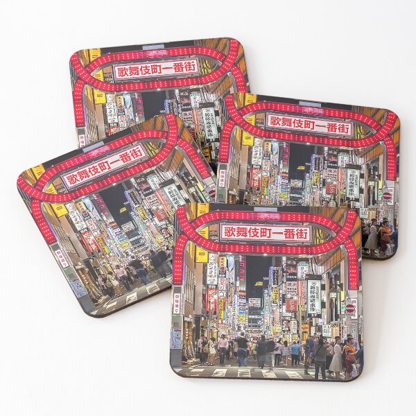 Item preview, Kabukicho Red Gate, Kabukicho Red Light District, Kabikucho Shinjuku Toyko Japan,neon lights, Tom Keys designed and sold by Nostrathomas66.
