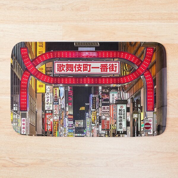 Item preview, Kabukicho Red Gate, Kabukicho Red Light District, Kabikucho Shinjuku Toyko Japan,neon lights, Tom Keys designed and sold by Nostrathomas66.
