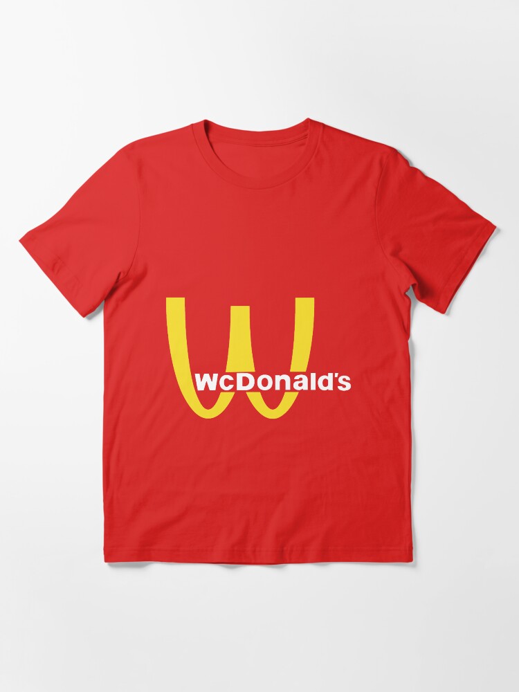 WcDonalds&quot; Essential T-Shirt for Sale by Aesthetikaly | Redbubble