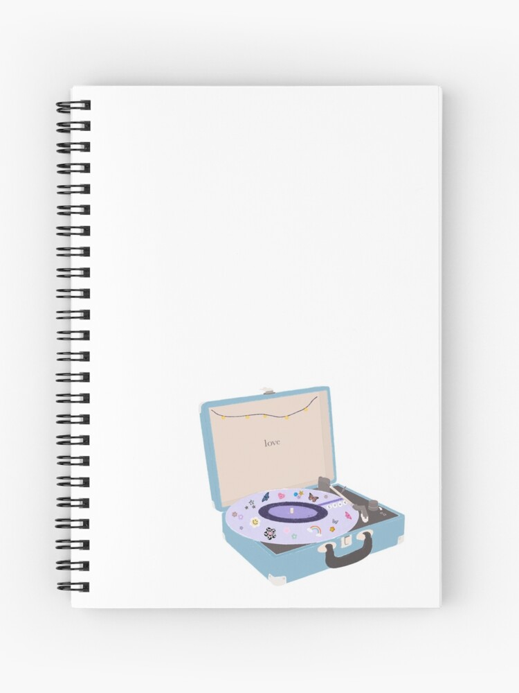 olivia rodrigo sour album record player Spiral Notebook for Sale by  noellalee