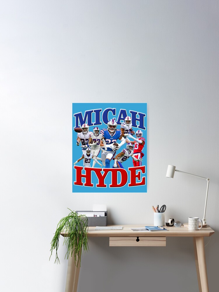 Micah Hyde Football Paper Poster Bills