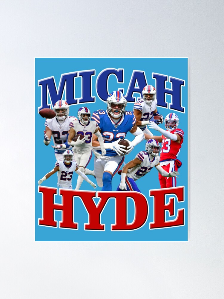 Micah Hyde Football Paper Poster Bills