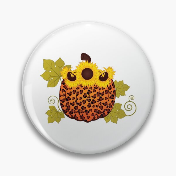 Item preview, Sunflower Pumpkin Leopard designed and sold by CreativeMill.