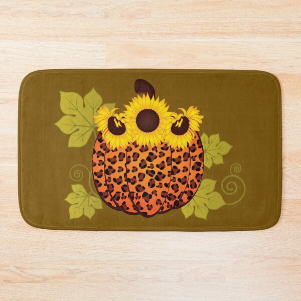 Item preview, Sunflower Pumpkin Leopard designed and sold by CreativeMill.