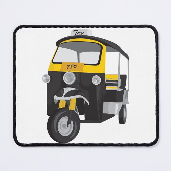 Item preview, Taxi Tuk Tuk Thailand vintage retro classic, taxi car 5 black car designed and sold by BlareBlare.