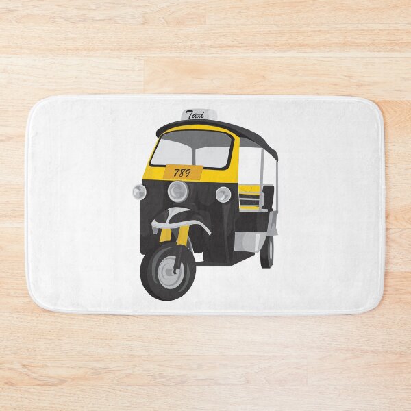 Item preview, Taxi Tuk Tuk Thailand vintage retro classic, taxi car 5 black car designed and sold by BlareBlare.