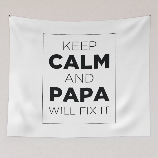 Item preview, KEEP CALM and PAPA will fix it designed and sold by Ckh1985.