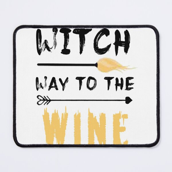 Item preview, Witch Way To The Wine For Halloween Party, Halloween Gift For Friend, Funny designed and sold by Simoel12.