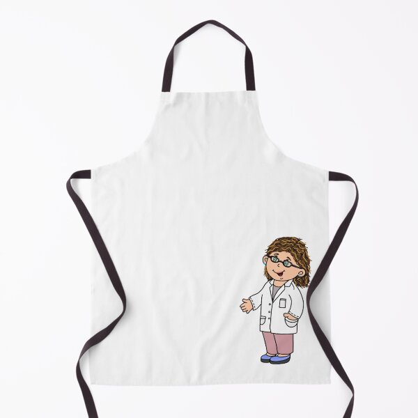 Item preview, Female Doctor/Scientist Cartoon | Body and Bones | Tesni Alys Designs designed and sold by Tesni Alys.