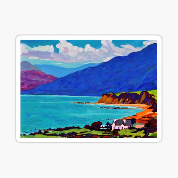 Renvyle Coast, Connemara, Ireland Sticker