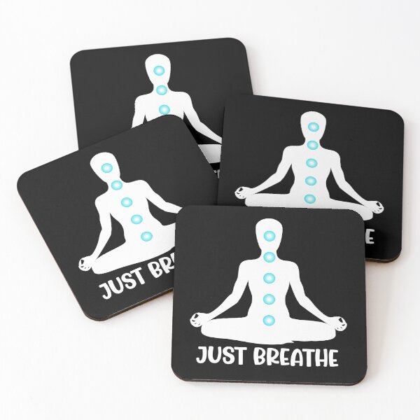 Item preview, Chakra, Just Breathe, Meditation lovers designed and sold by Salman Hino.