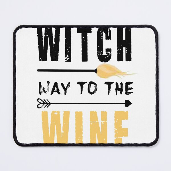 Item preview, Witch Way To The Wine For Halloween Party, Halloween Gift For Friend, Funny designed and sold by Simoel12.