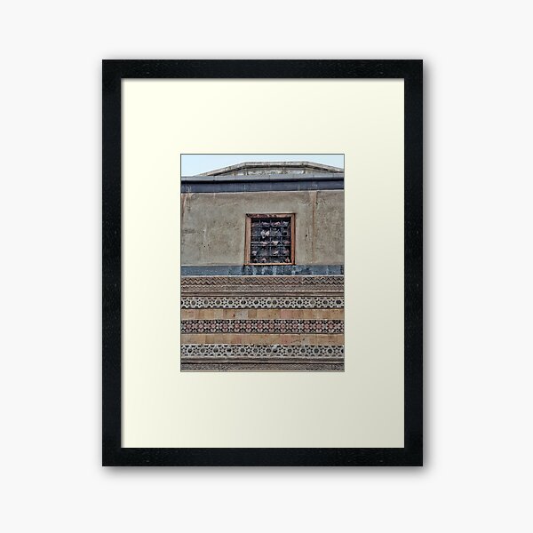 Window of Pigeons\ Damascus Framed Art Print