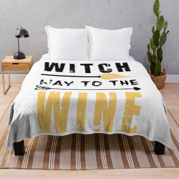 Item preview, Witch Way To The Wine  For Halloween Party, Halloween Gift For Friend, Funny  designed and sold by Simoel12.