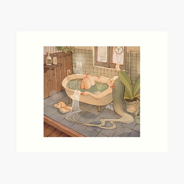Me time Art Print