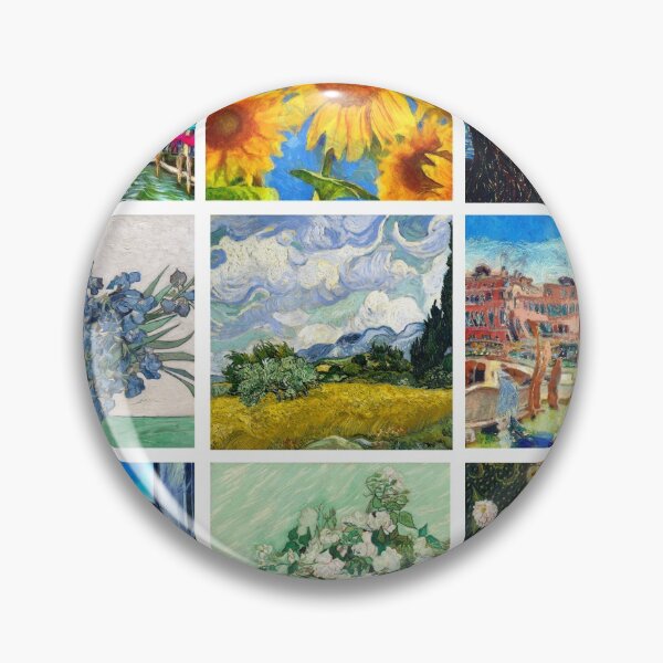 Item preview, van gogh artwork collage designed and sold by artbyrosse.