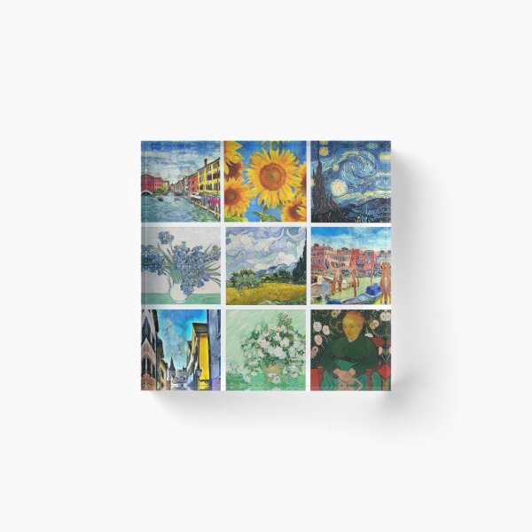 Item preview, van gogh artwork collage designed and sold by artbyrosse.