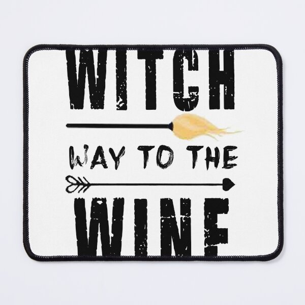 Item preview, Witch Way To The Wine For Halloween Party, Halloween Gift For Friend, Funny designed and sold by Simoel12.