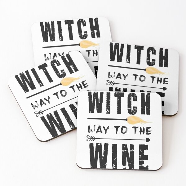 Item preview, Witch Way To The Wine  For Halloween Party, Halloween Gift For Friend, Funny designed and sold by Simoel12.
