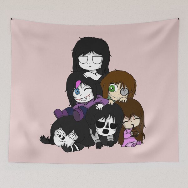 Item preview, creepypasta girls team designed and sold by EveryCuteThings.