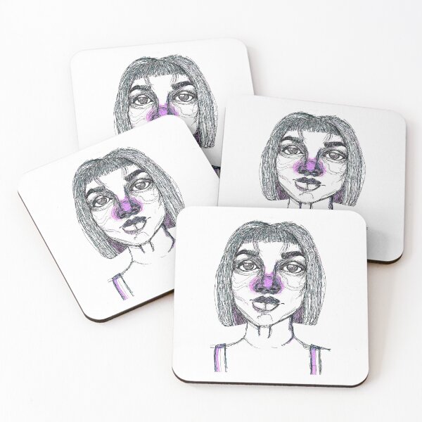 Item preview, PURPLE DEPRESSION FACE designed and sold by Artttiz.