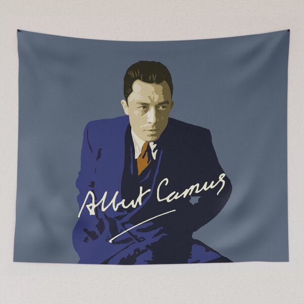 Item preview, Albert Camus 2 (Blue) designed and sold by SUCHDESIGN.