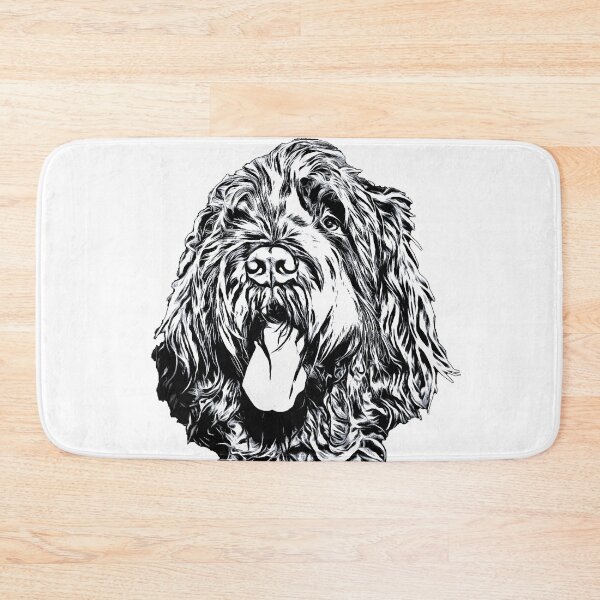 Item preview, Nighttime smile Spinone by heidiannemorris © designed and sold by FOLK ART FUSION.