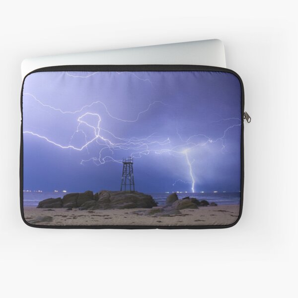 Lightning At Redhead Laptop Sleeve