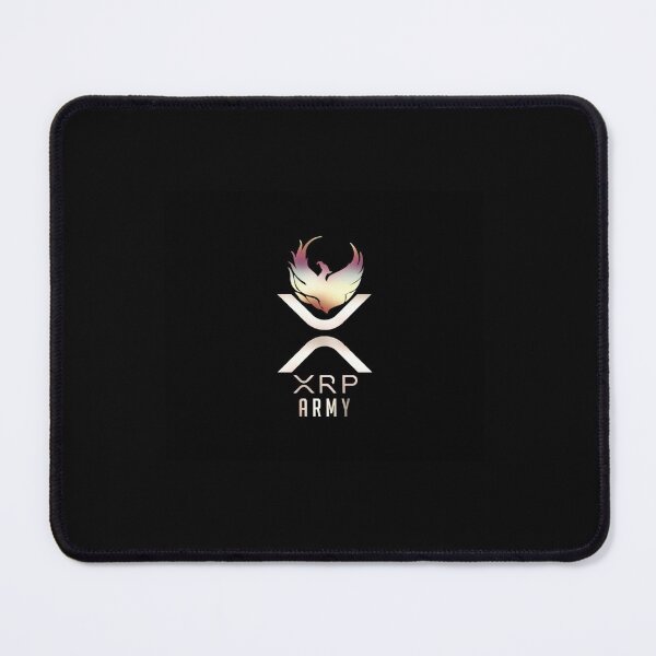Item preview, Gold-gradient XRP Army Mouse Pad designed and sold by TShirtGoneWild.