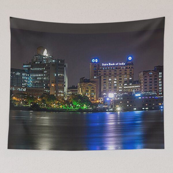 Item preview, Kolkata Skyline, Kolkata Cityscape, Kolkata India nightscape, Tom keys designed and sold by Nostrathomas66.