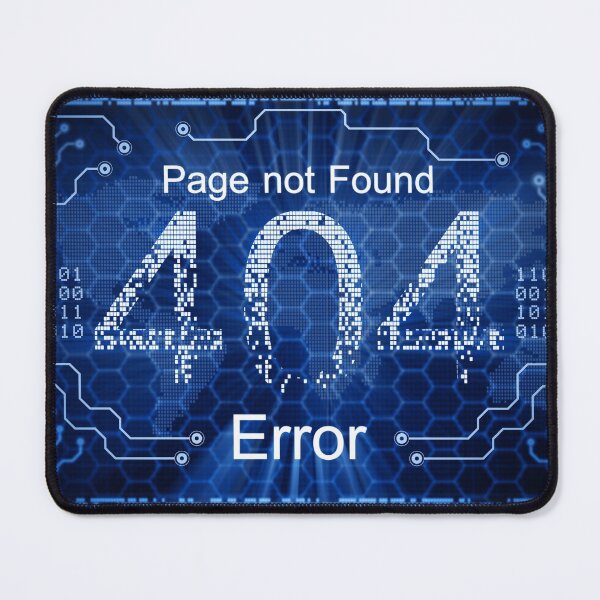 Item preview, Error 404 page not found, coding and cyber art designed and sold by EngineersArt.