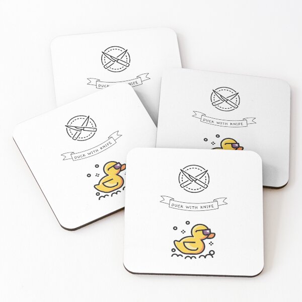 Item preview, Duck With Knife - Stop Ducking Around Cute Duck designed and sold by bsrishika.